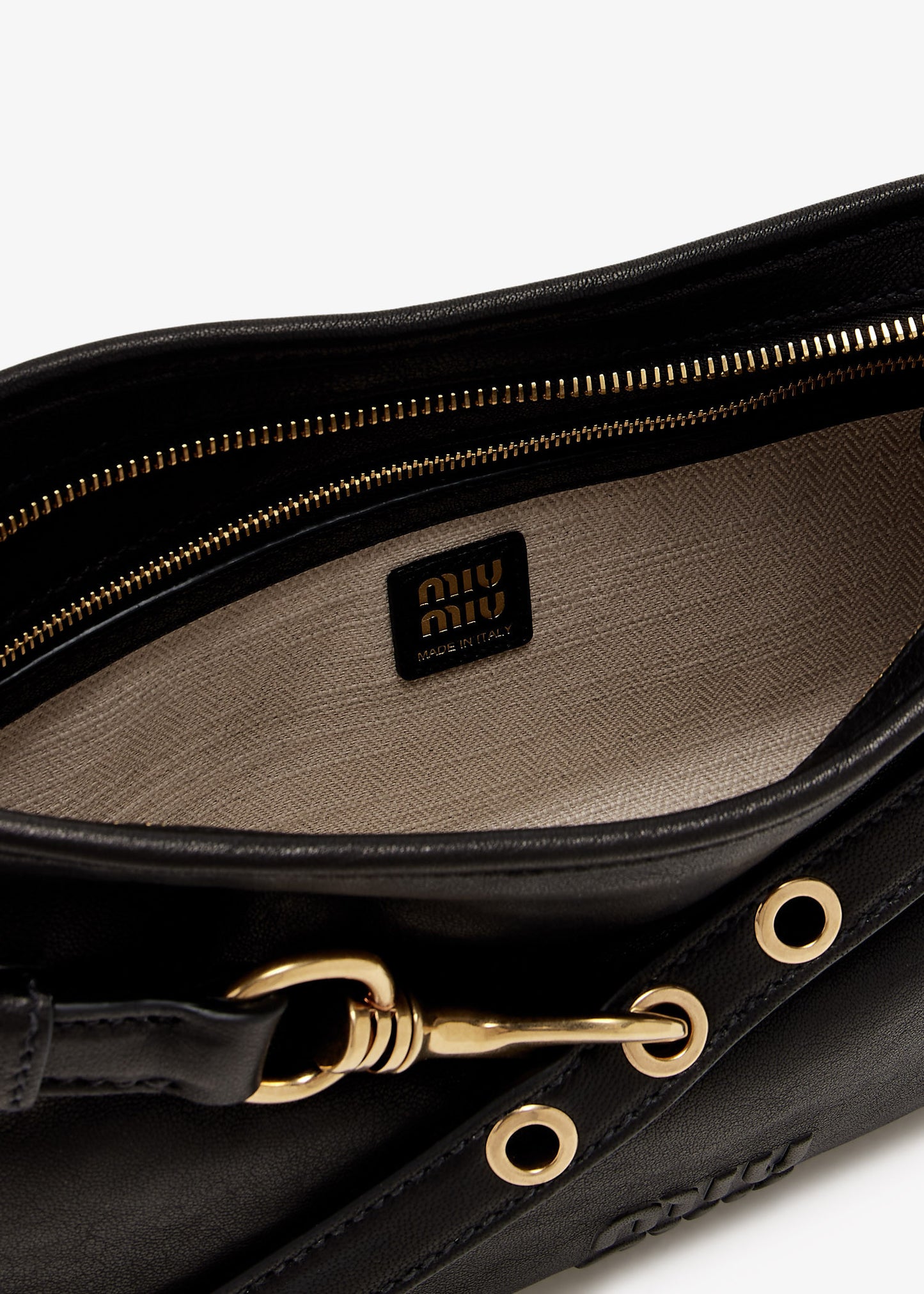 Mew Mew Aventure nappa leather bag